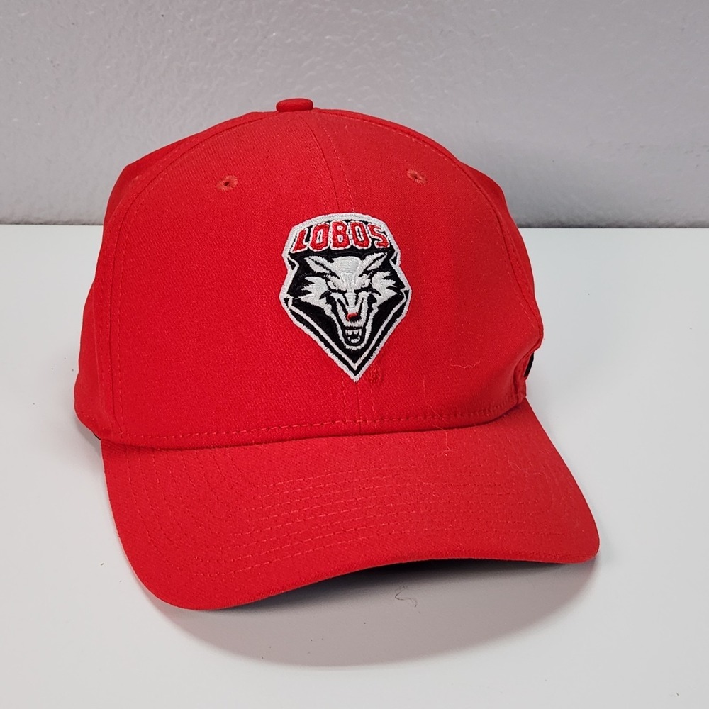 Nike Dri-Fit New Mexico Lobos Red NCAA Baseball Golf Cap Hat Mens Size M/L